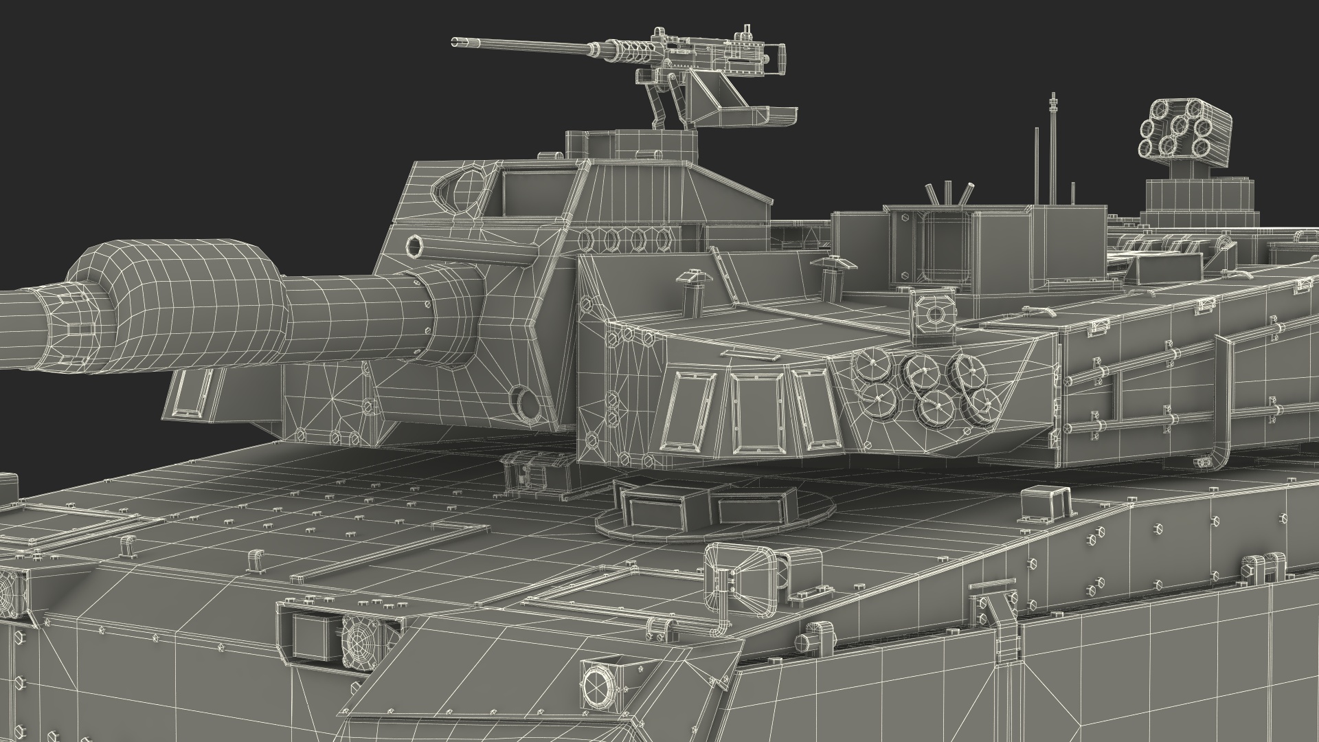 3D K2 Black Panther Tank Rigged model