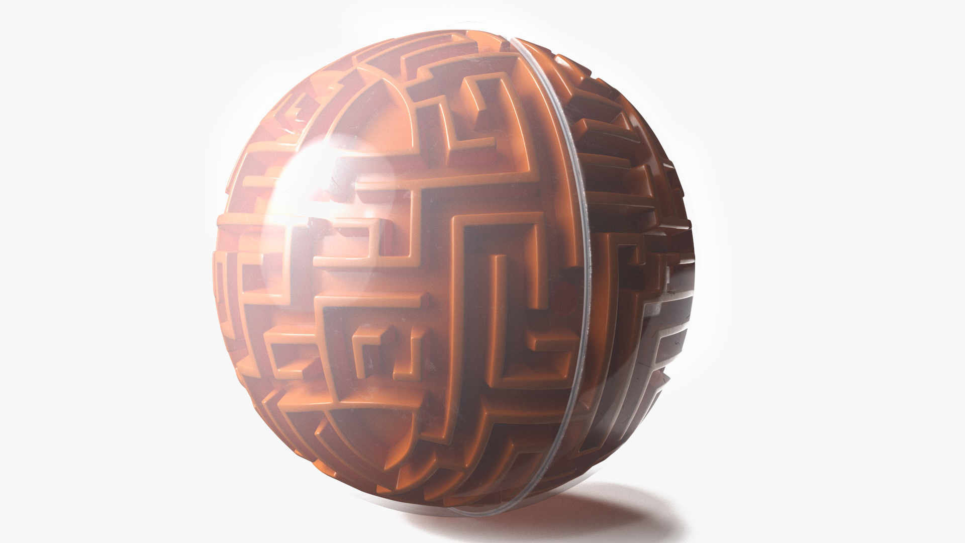 3D Puzzle Game Ball 3D model