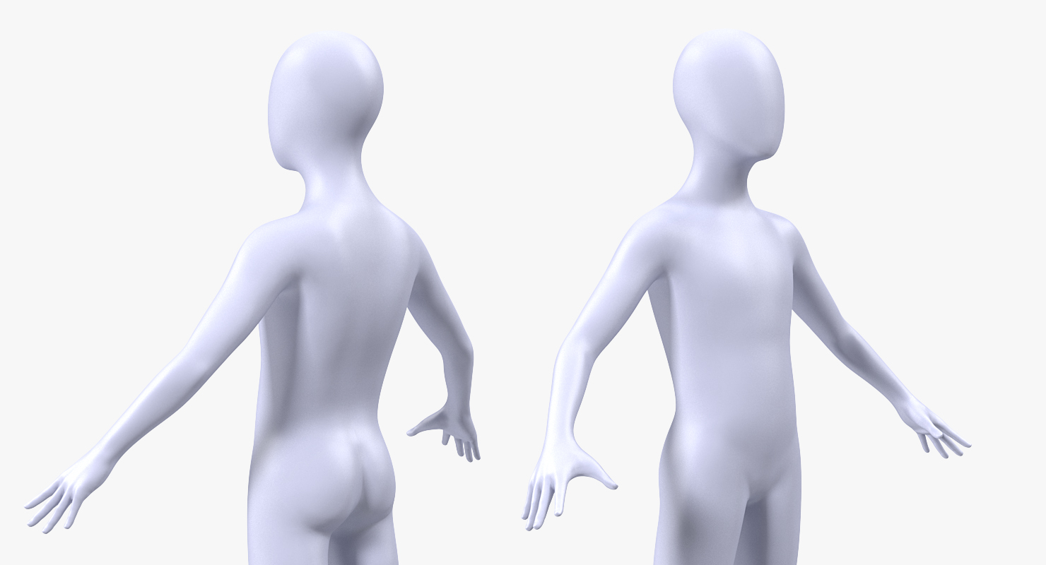 3D model Child Mannequin