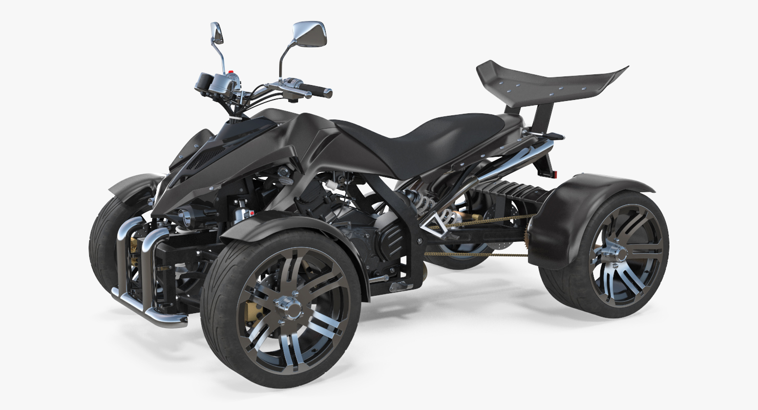 Racing Quad Bike Generic 3D model