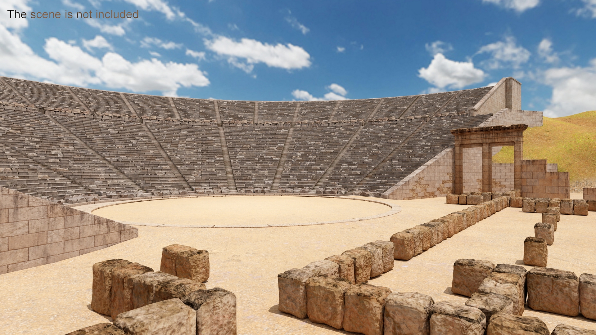 3D Ancient Ruins model