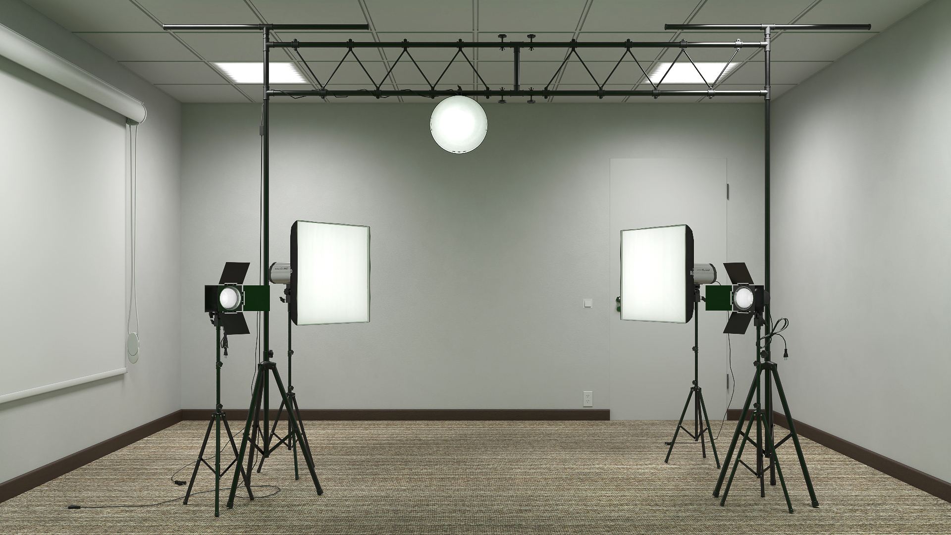 Photo and Video Production Studio Setup 3D model