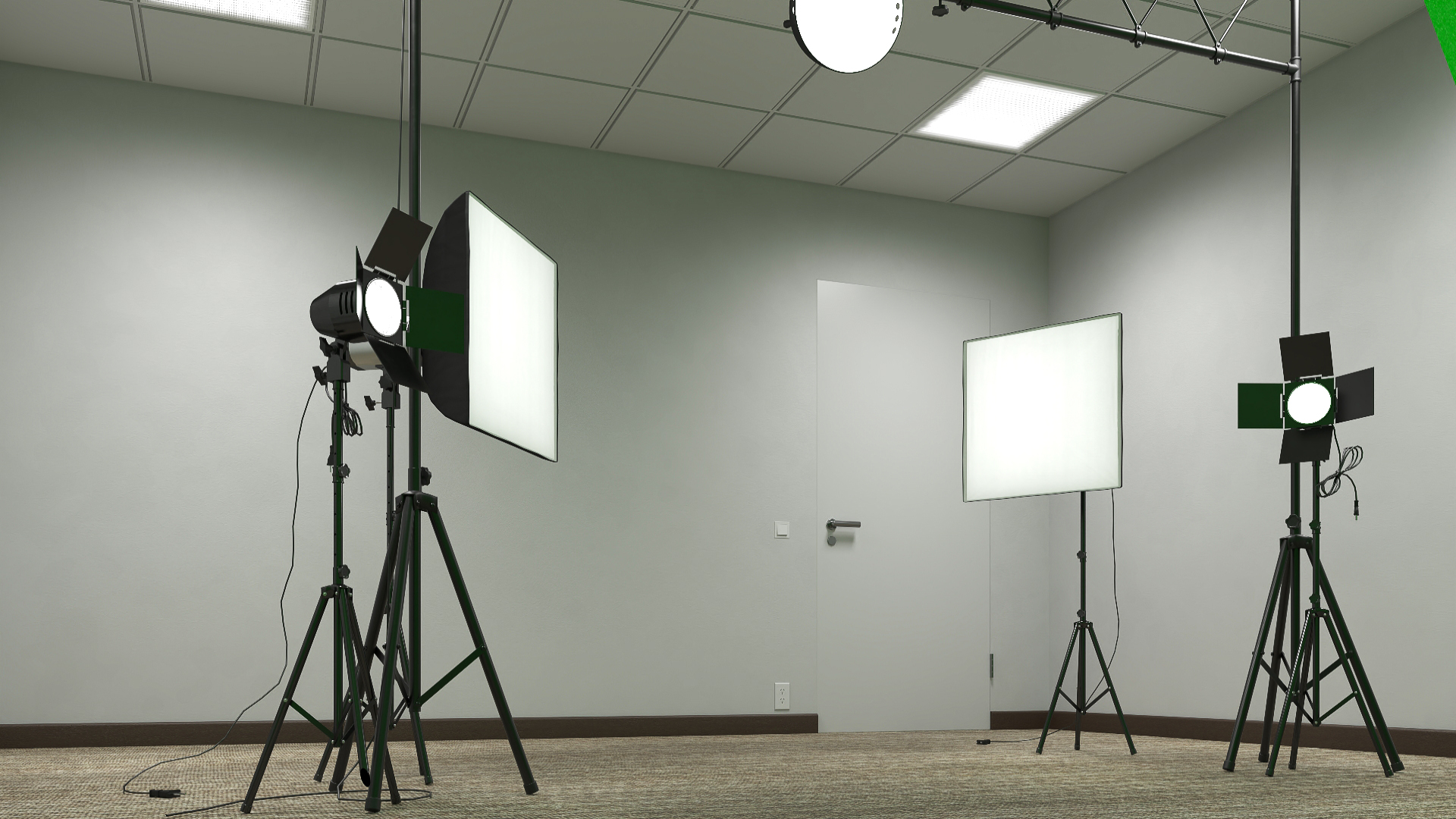 Photo and Video Production Studio Setup 3D model