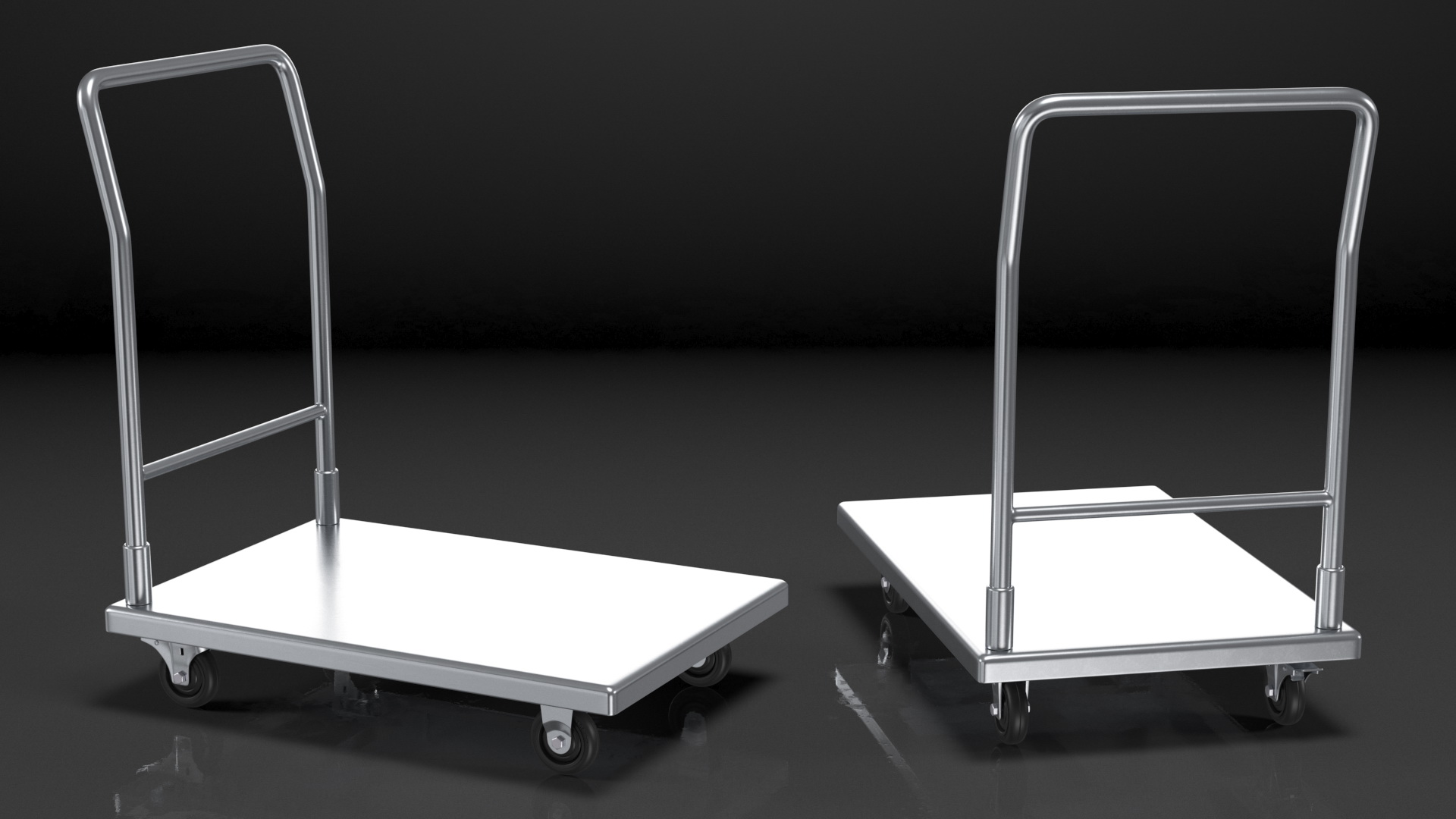 3D model Trolley Low Platform