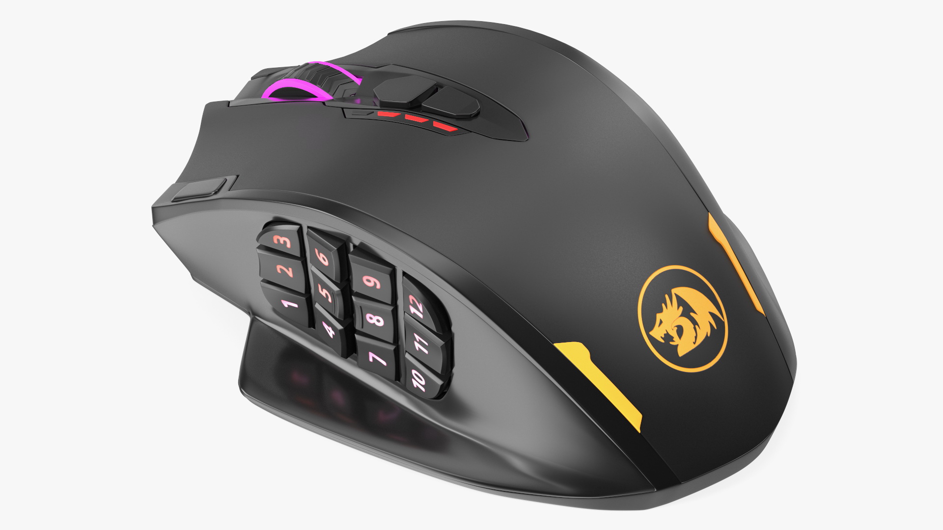 3D Reddragon IMPACT ELITE Wireless RGB Gaming Mouse model