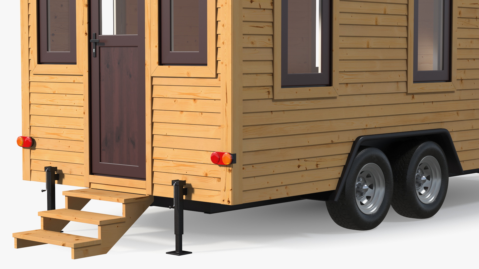 3D Tiny House Rigged for Cinema 4D