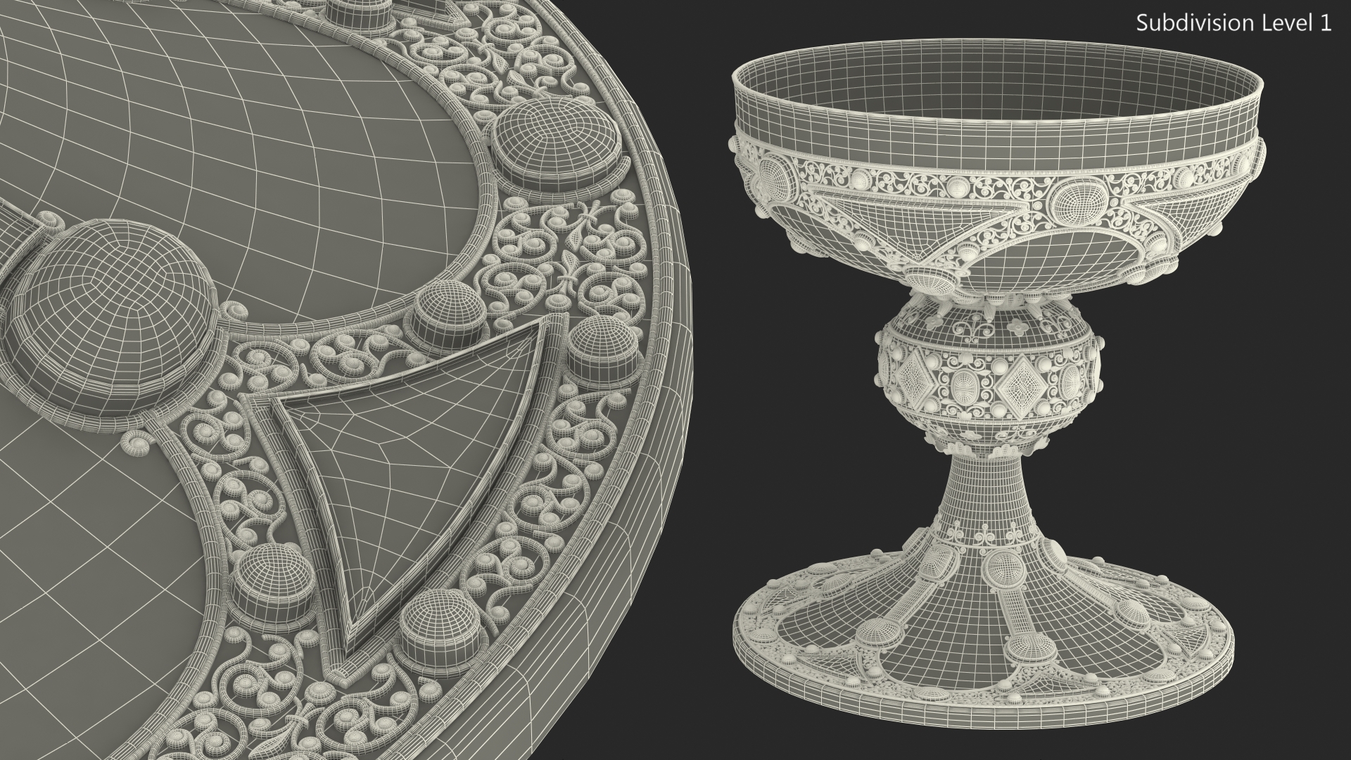 3D Saint Remi Chalice model