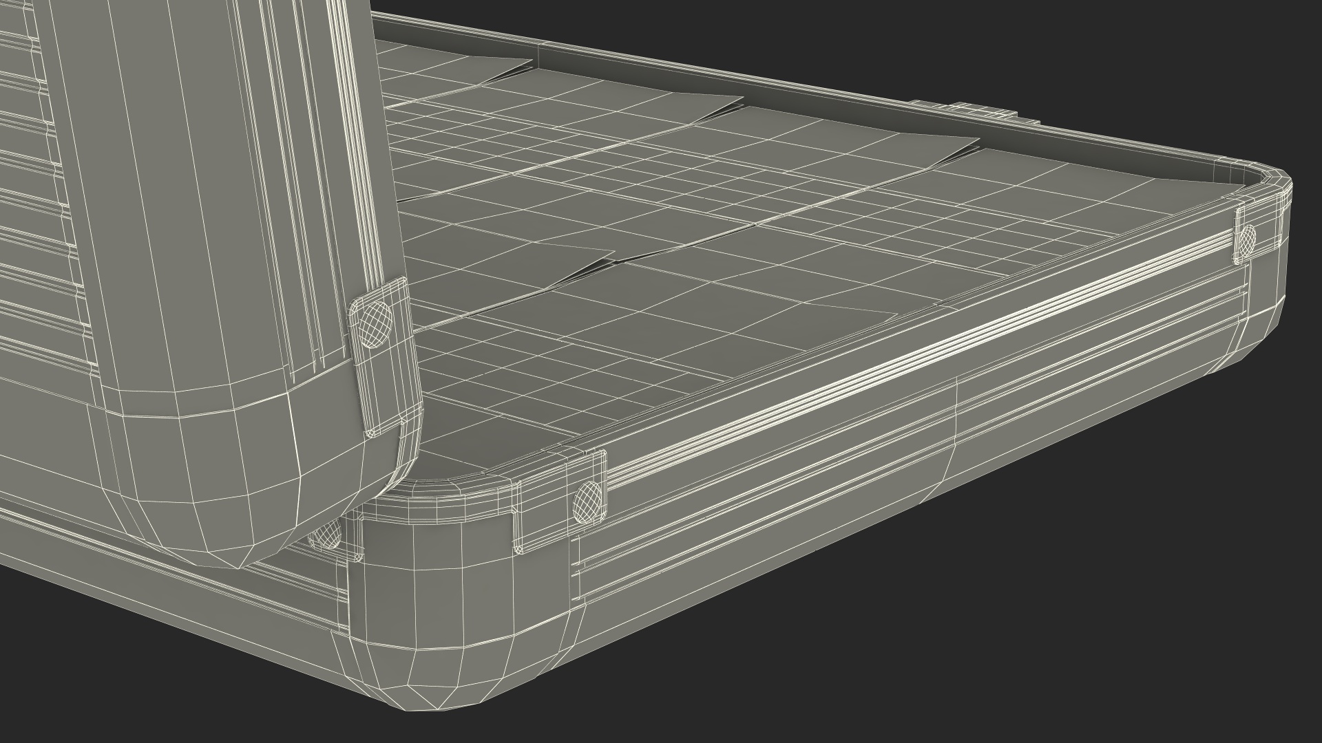 3D Suitcase Full of Pounds model