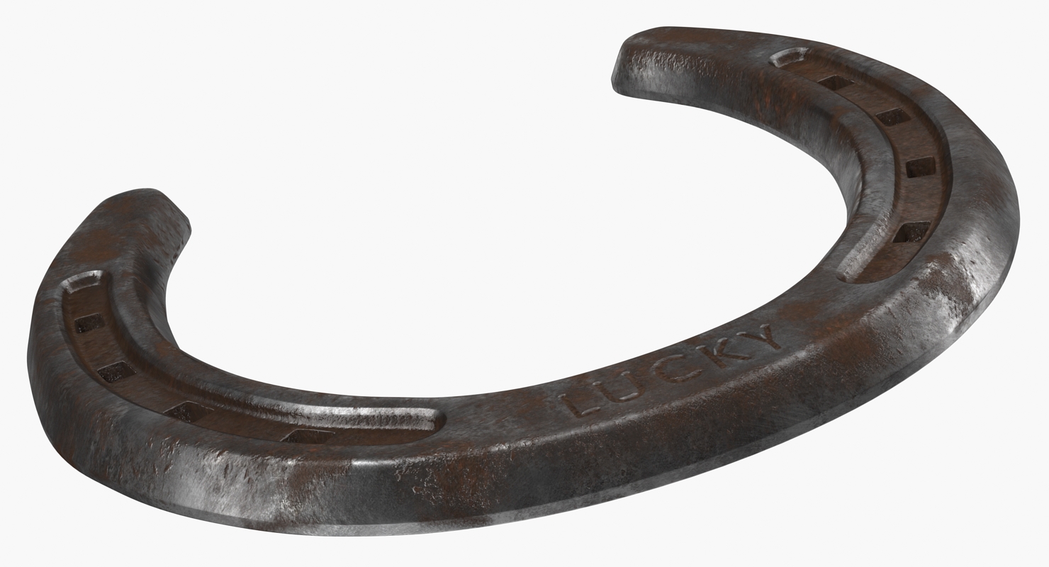 3D model Rusty Horseshoe