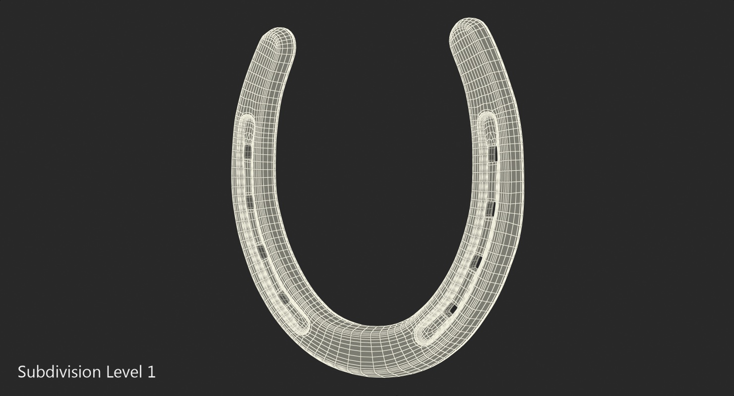 3D model Rusty Horseshoe