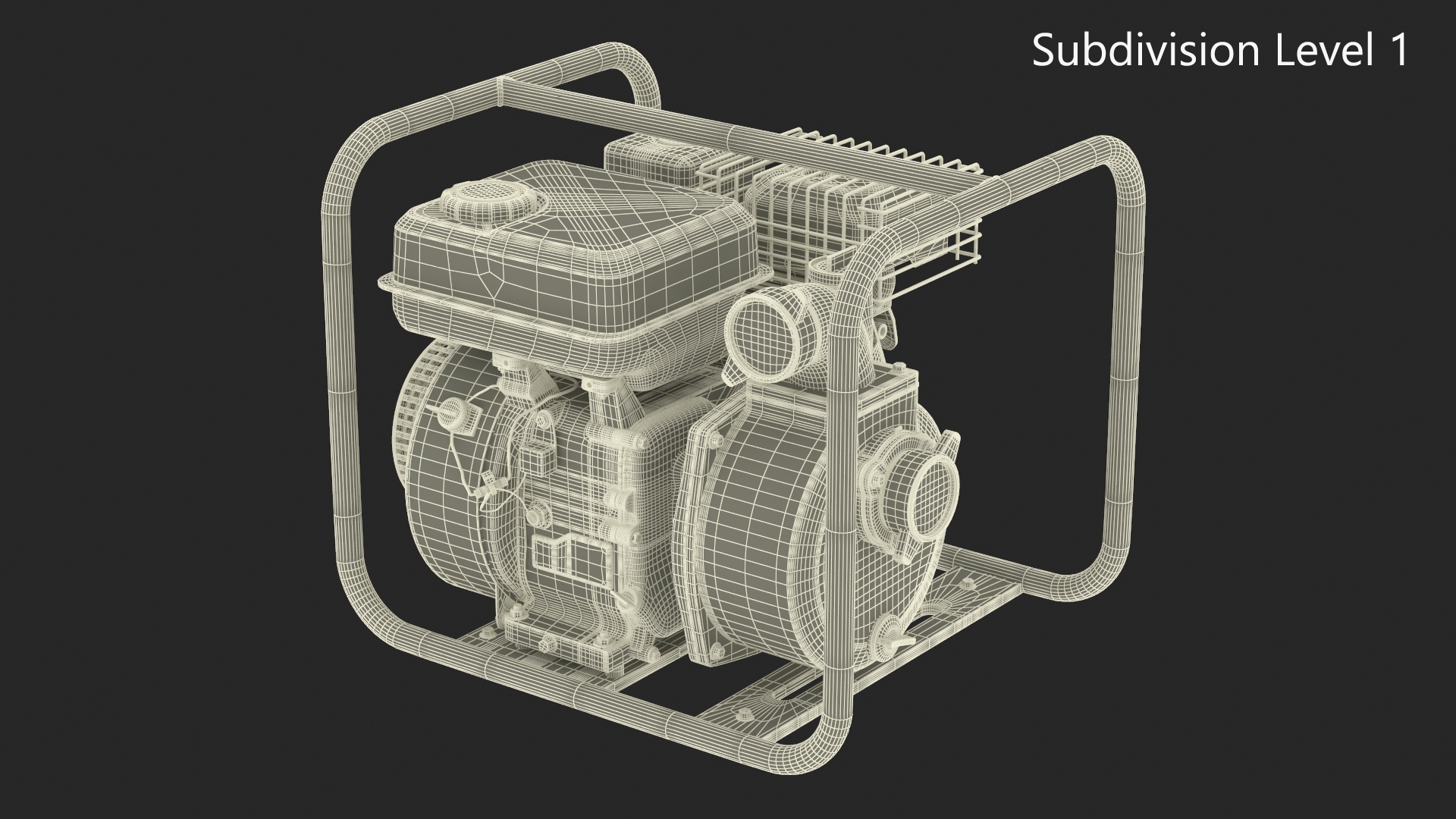 3D Water Pump for Draining model