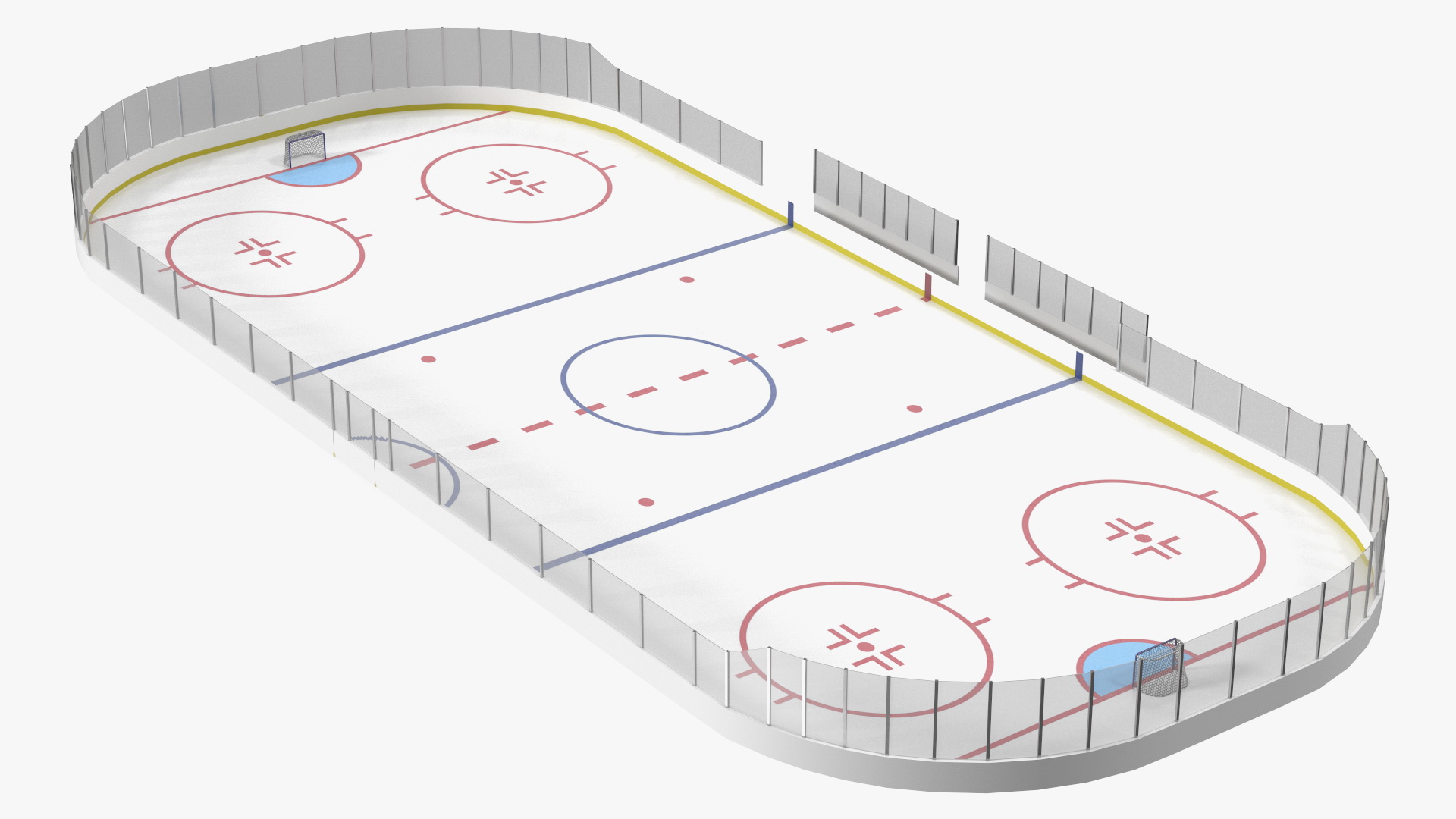 3D Hockey Rink