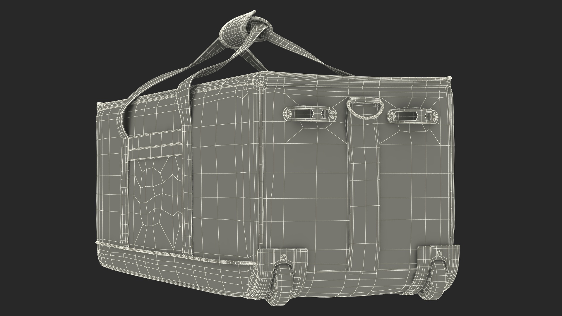 3D model Travel Rolling Duffel Bag