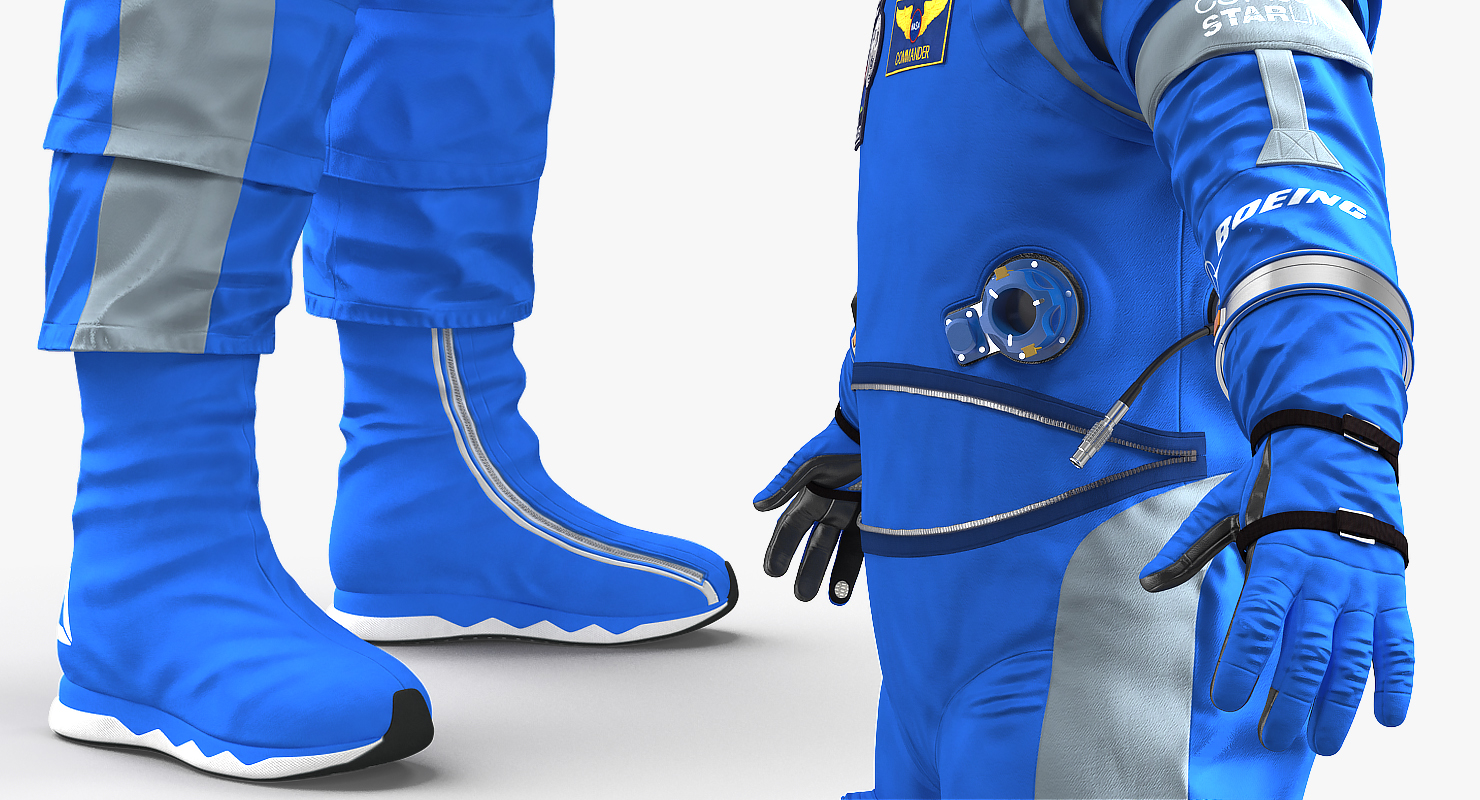 Boeing Spacesuit Empty 3D