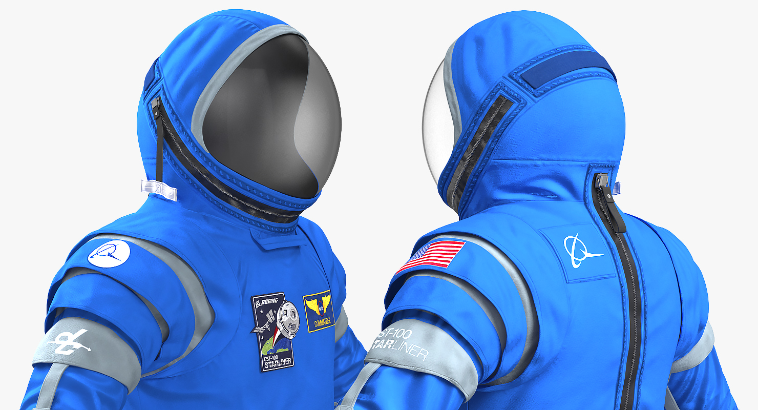 Boeing Spacesuit Empty 3D