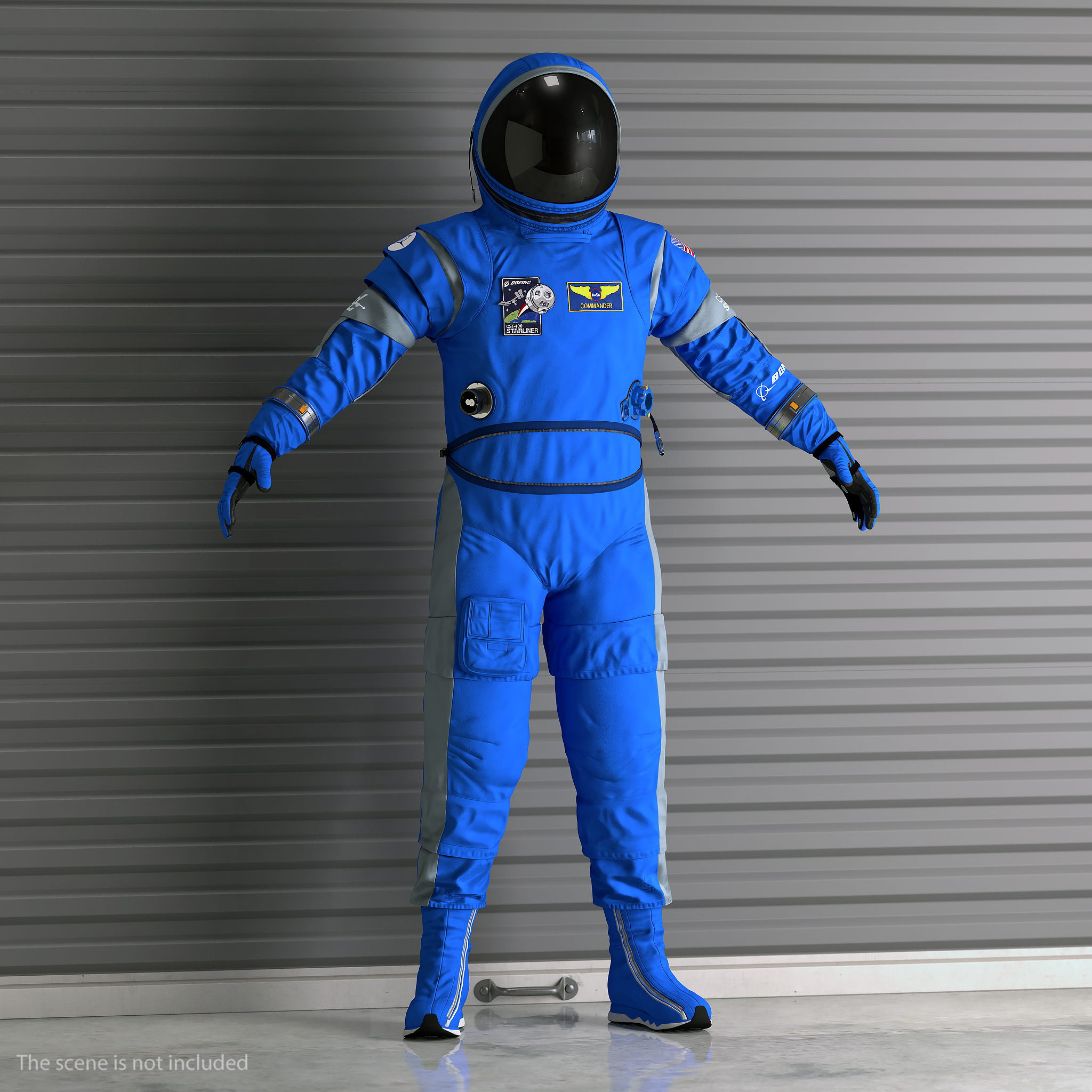 Boeing Spacesuit Empty 3D