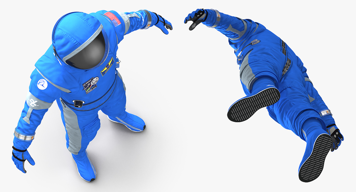 Boeing Spacesuit Empty 3D