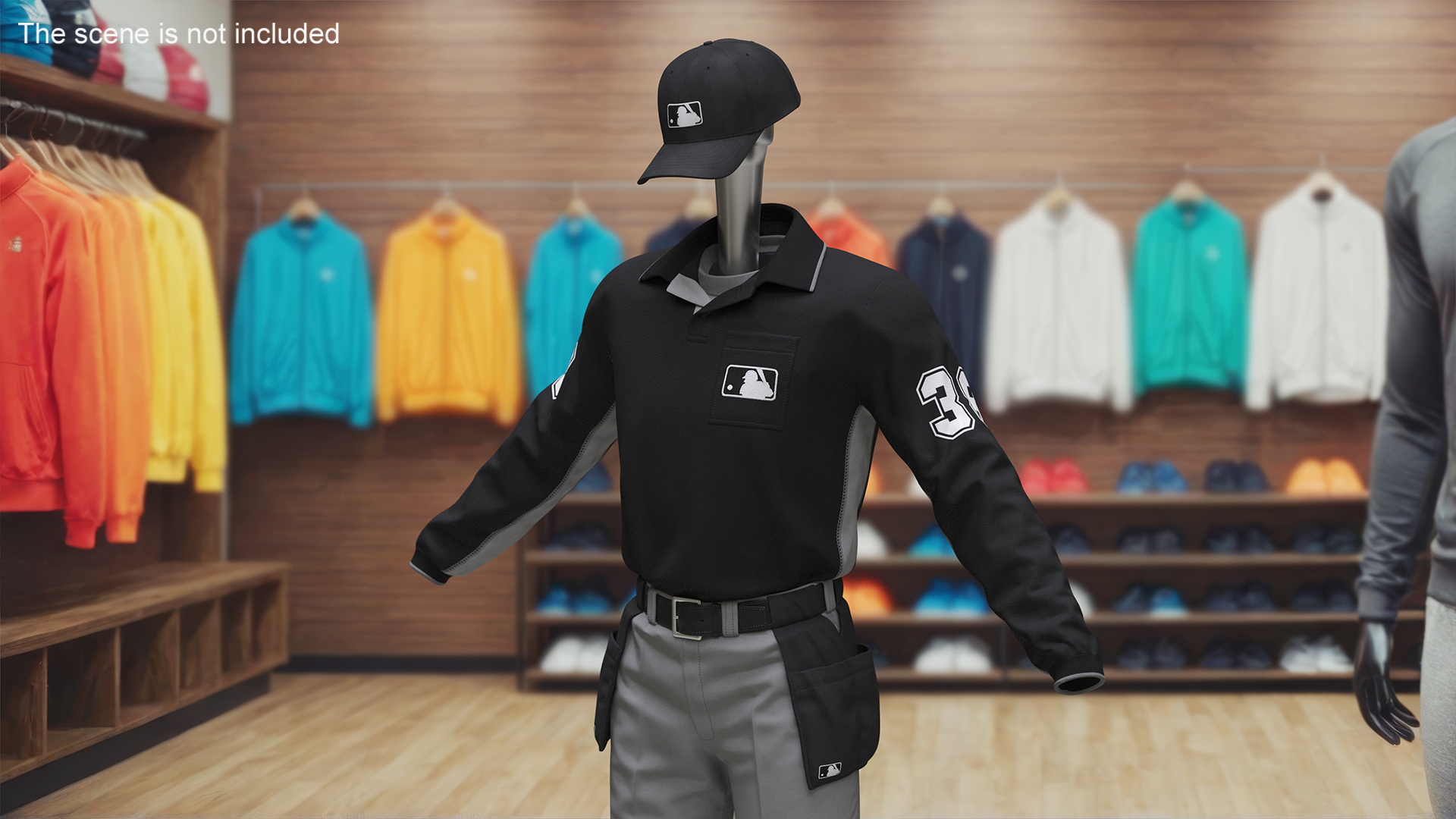 3D Softball Umpire Clothes model