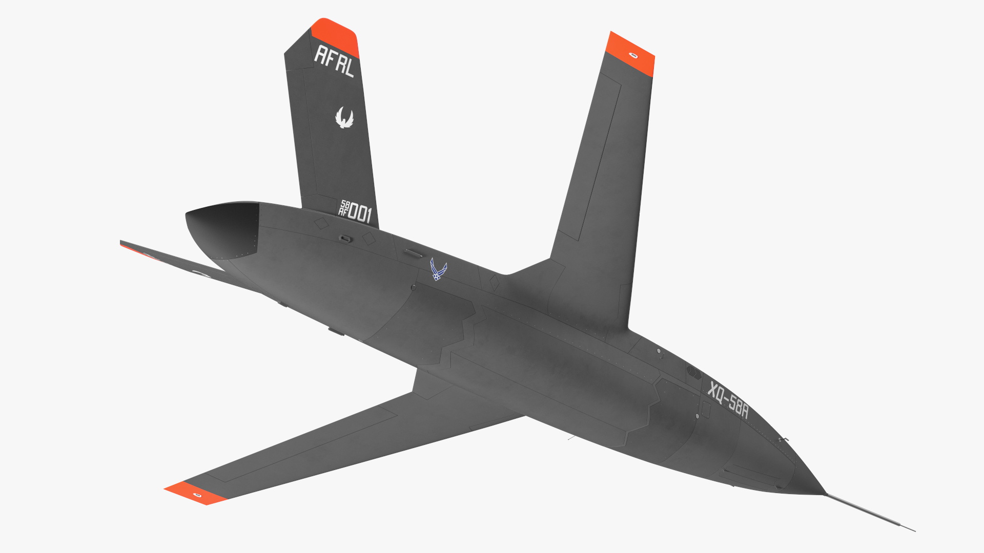 3D Kratos XQ-58 Valkyrie