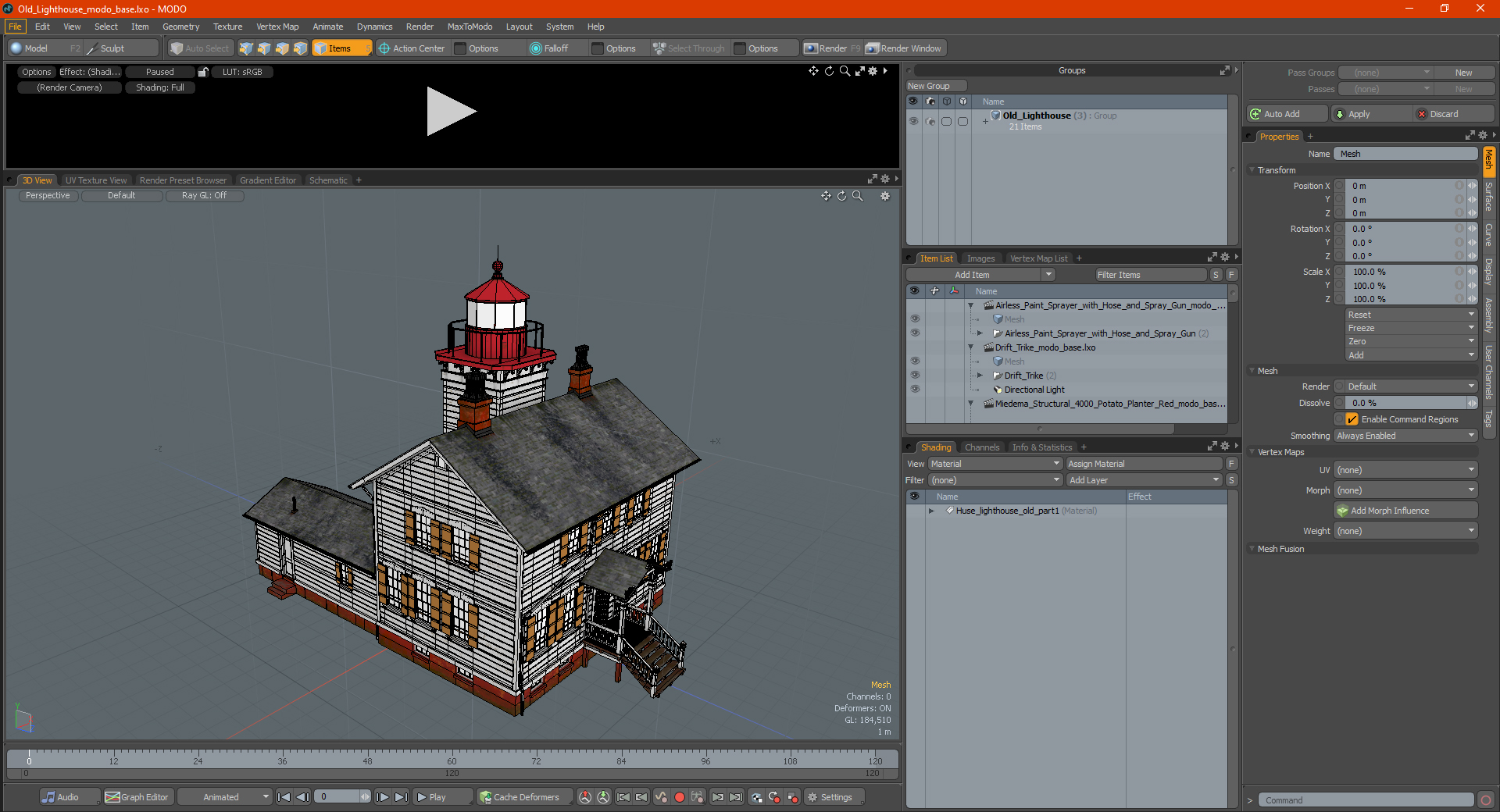 Old Lighthouse 3D model