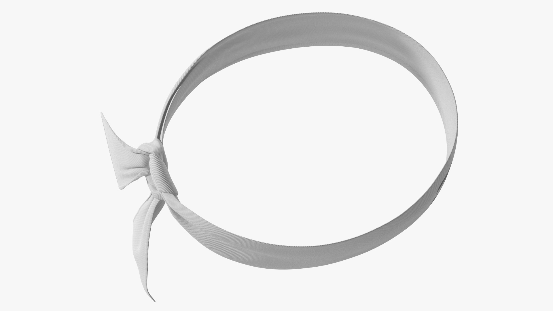 Headband White 3D model