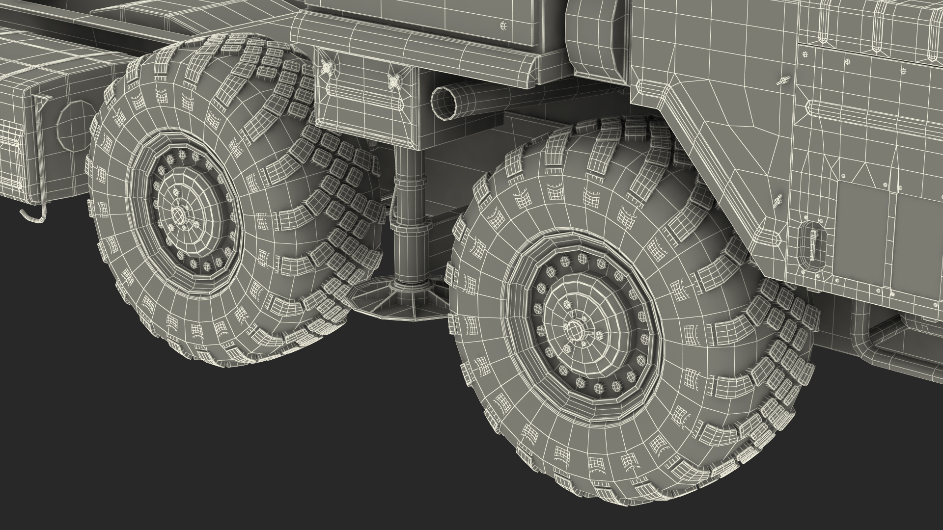 3D model MAZ 543M 8x8 Truck Desert