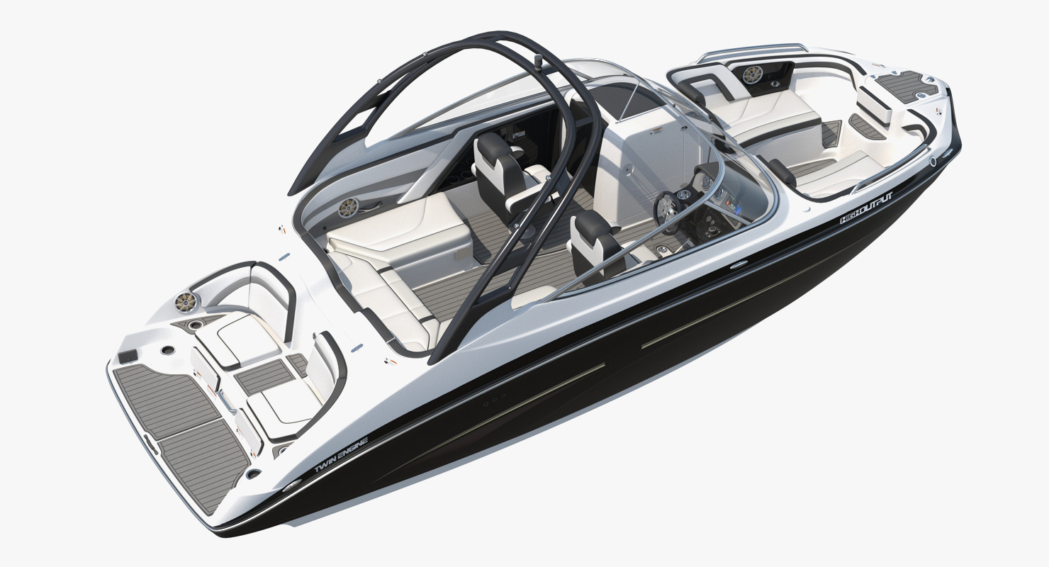 Luxury Sportboat Generic 3D model