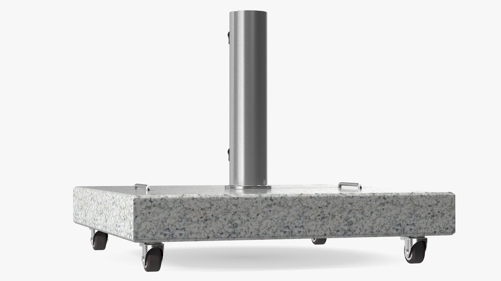 3D Light Granite Base on Wheels model