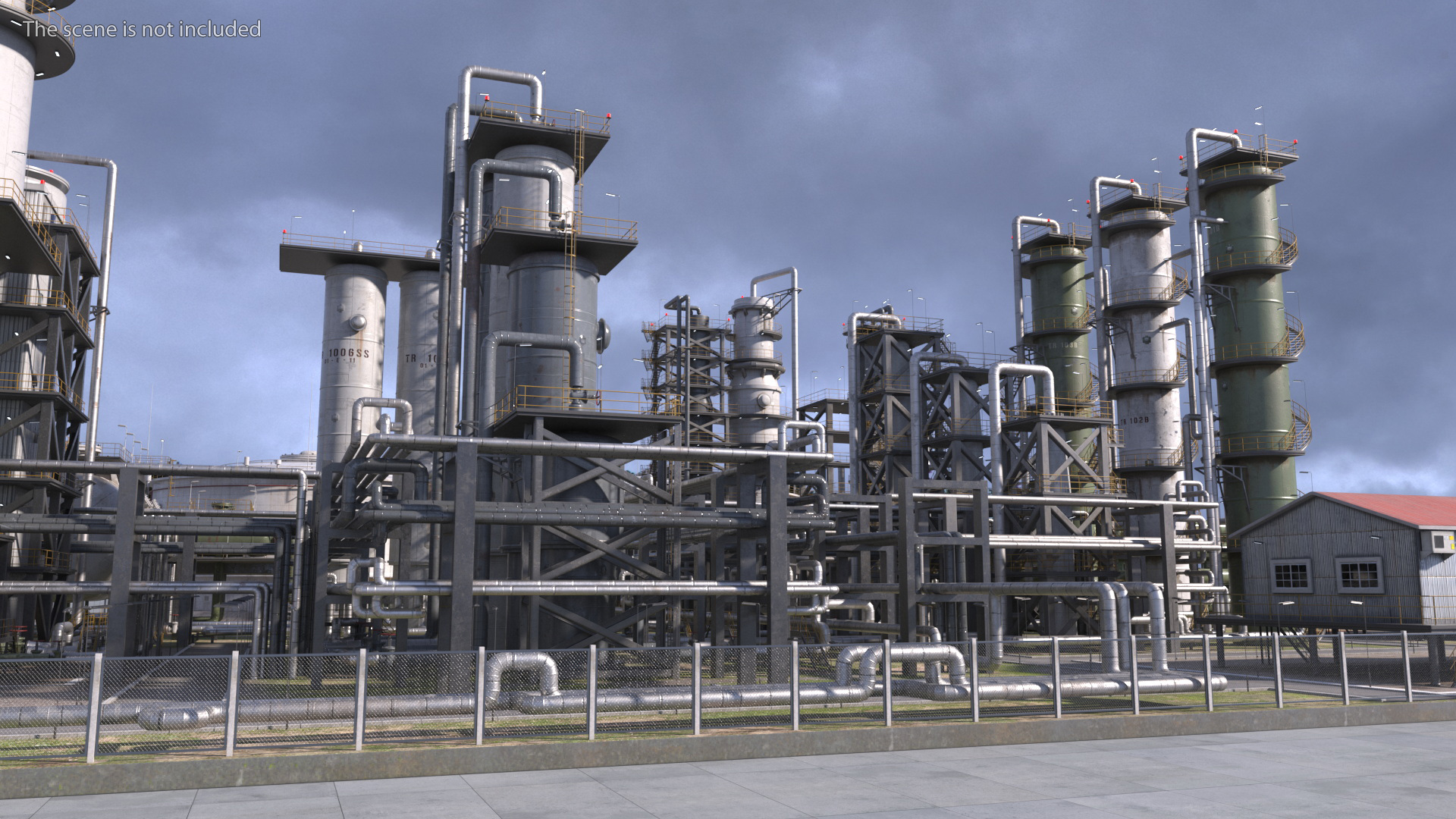 Oil Refinery Dirt 3D