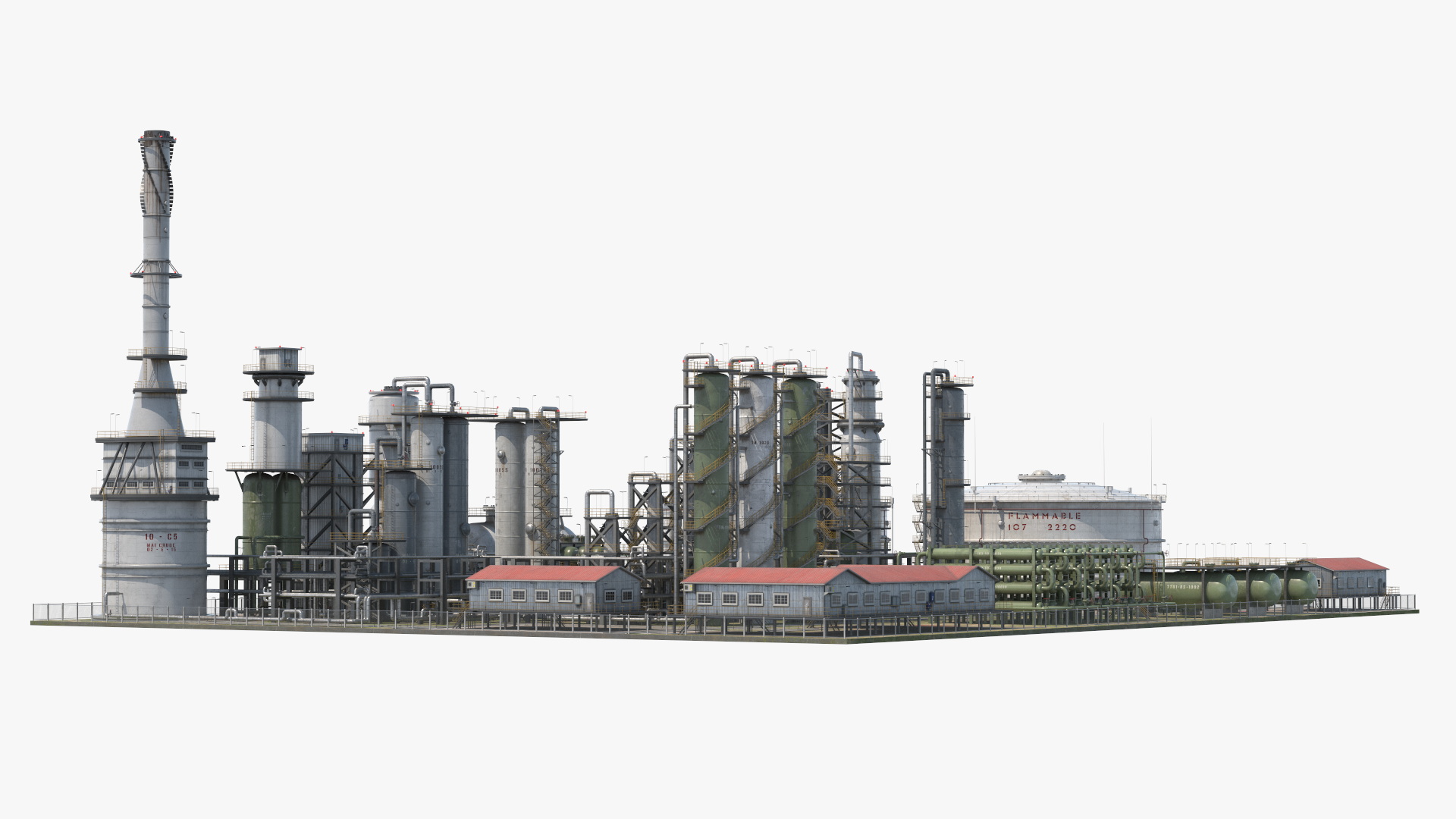 Oil Refinery Dirt 3D