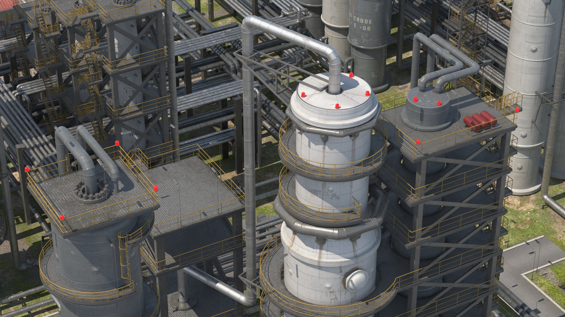 Oil Refinery Dirt 3D