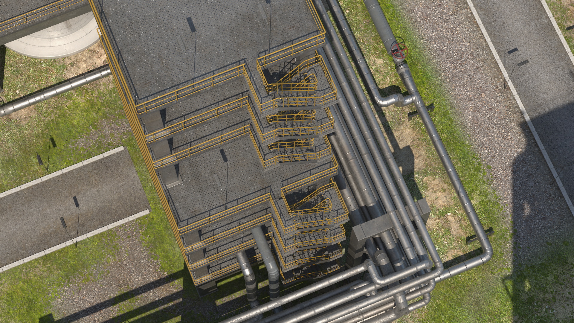 Oil Refinery Dirt 3D