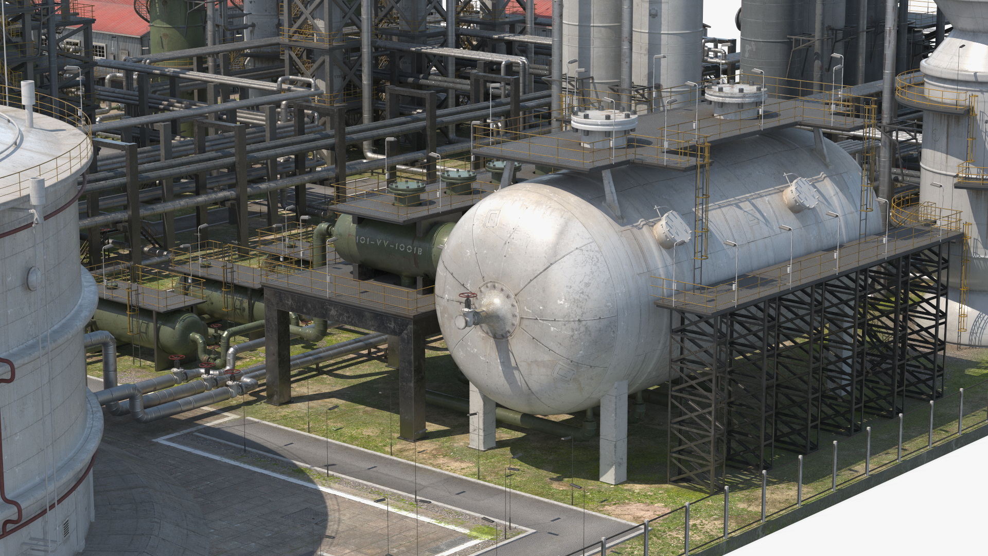 Oil Refinery Dirt 3D