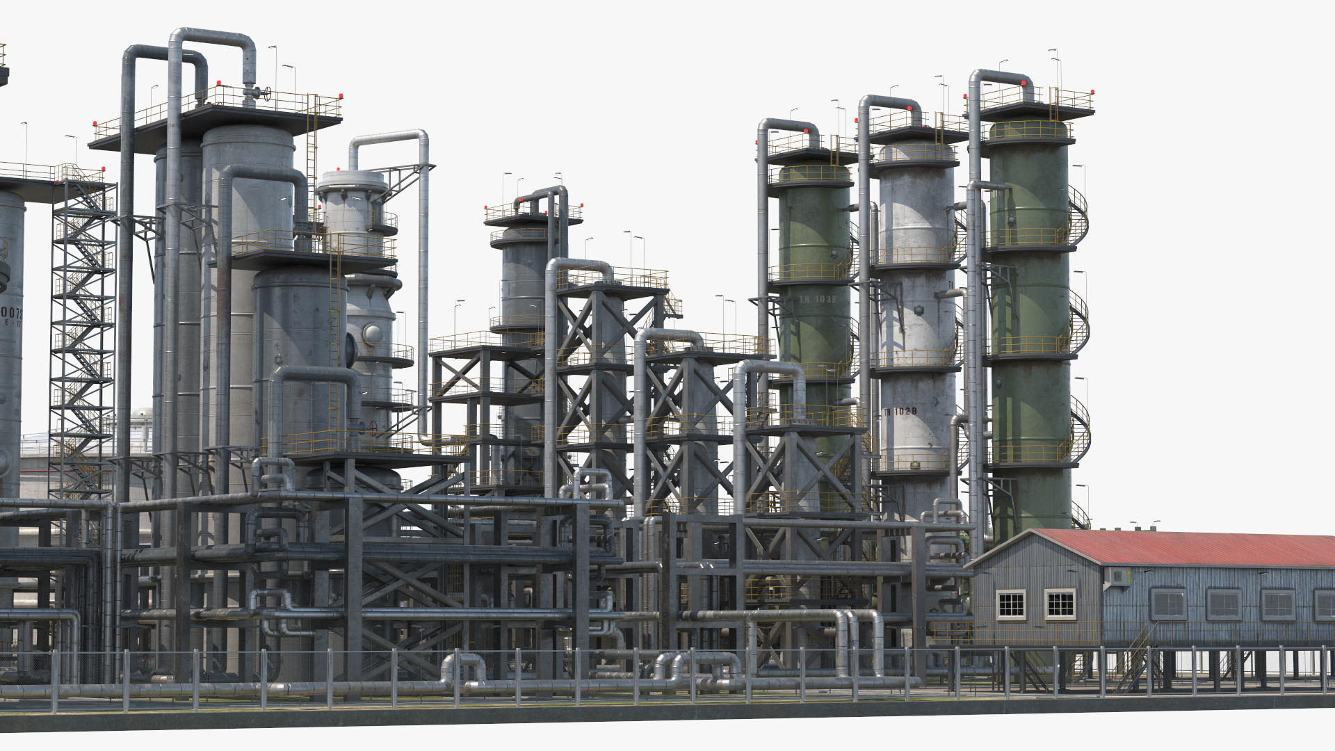 Oil Refinery Dirt 3D