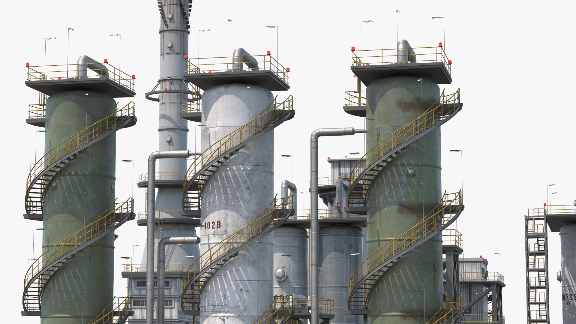 Oil Refinery Dirt 3D