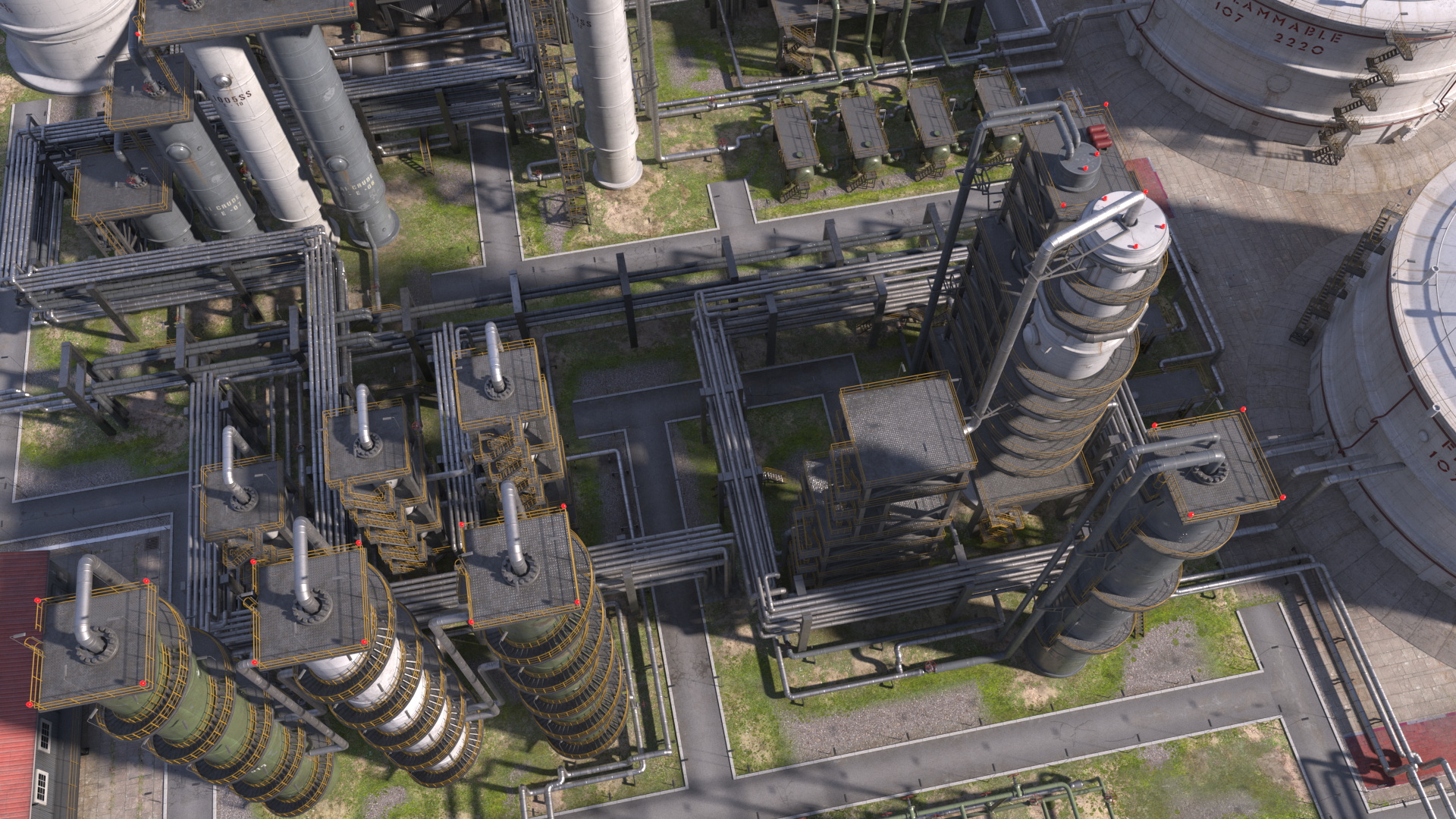 Oil Refinery Dirt 3D