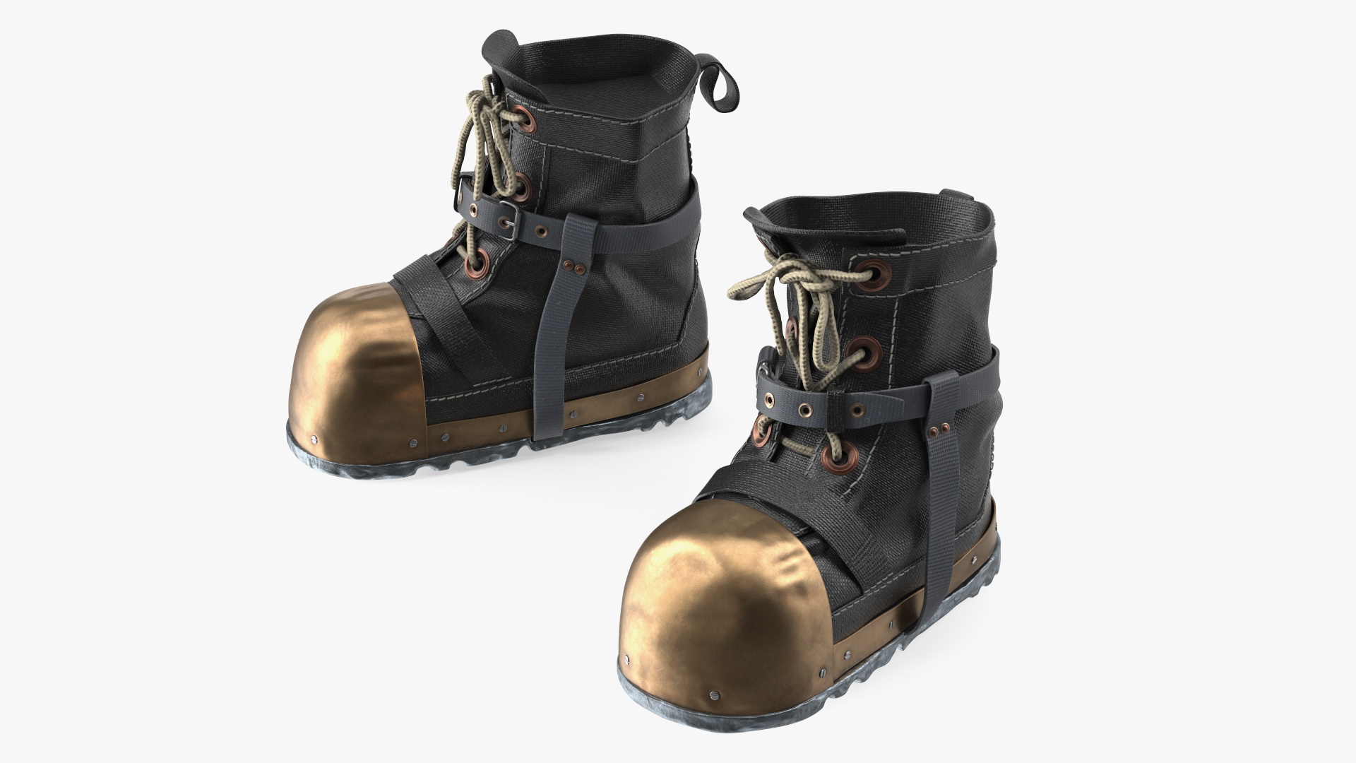 3D model Vintage Diving Boots