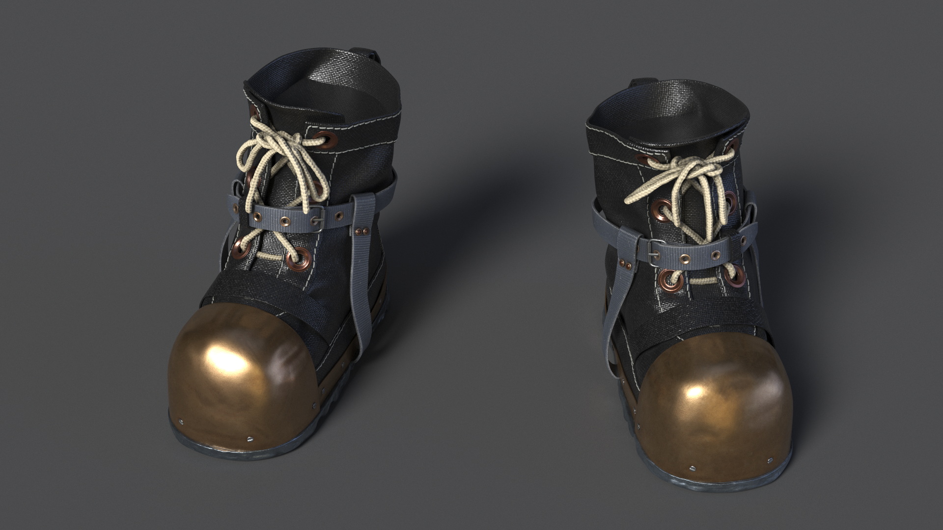 3D model Vintage Diving Boots