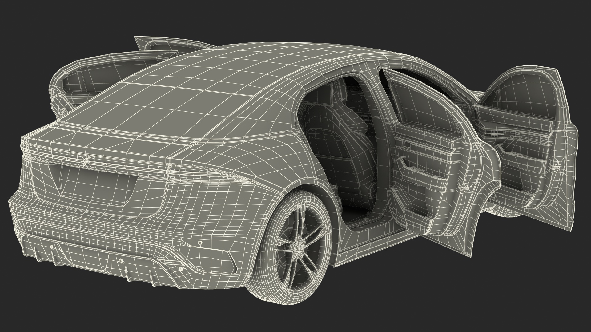 3D model Sony Vision S Rigged