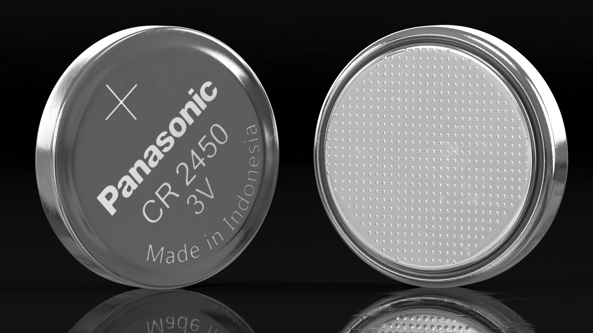 3D Button Cell Battery Panasonic CR2450