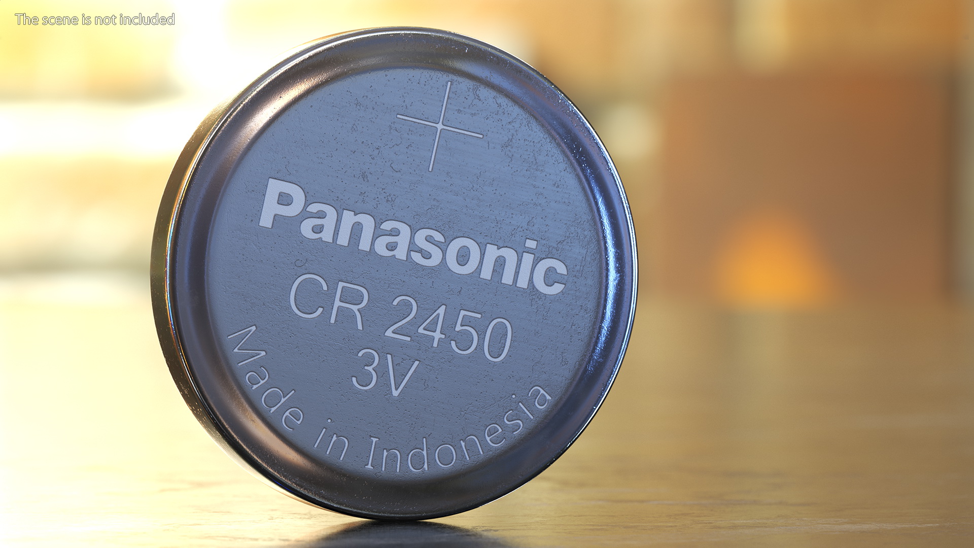 3D Button Cell Battery Panasonic CR2450