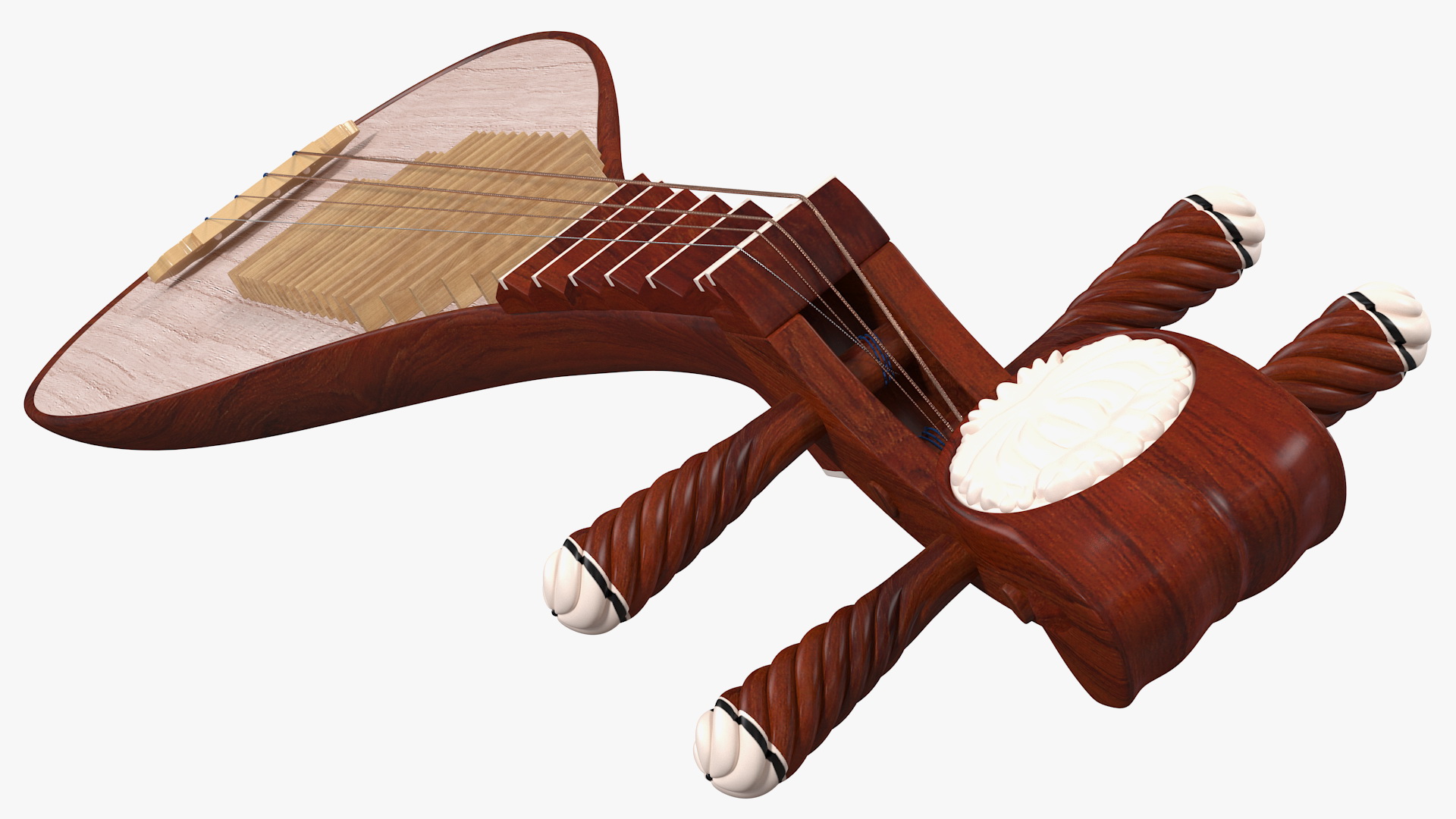 Traditional Chinese Pipa 3D model