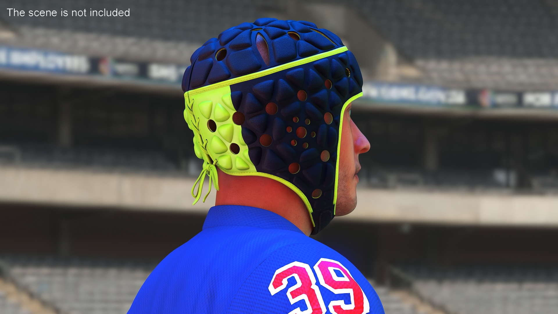 Rugby helmet headguard 3D