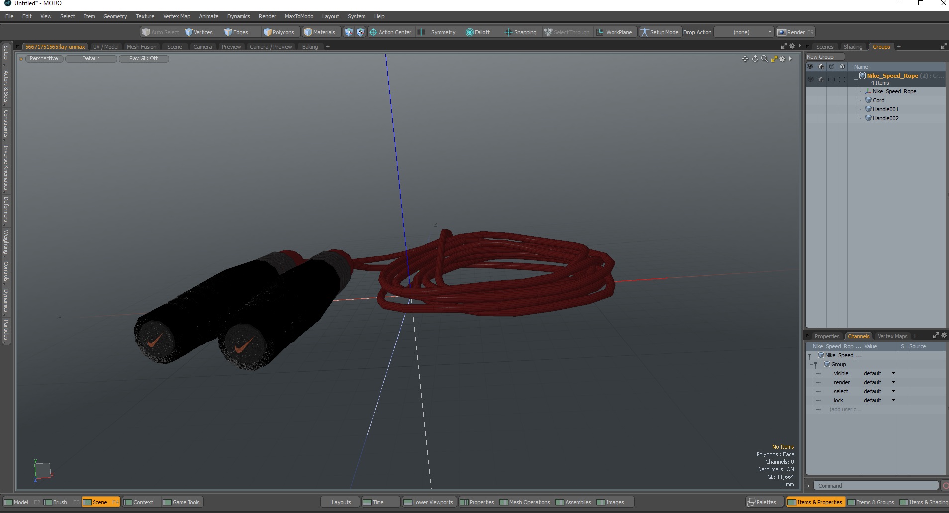 3D model Nike Speed Rope