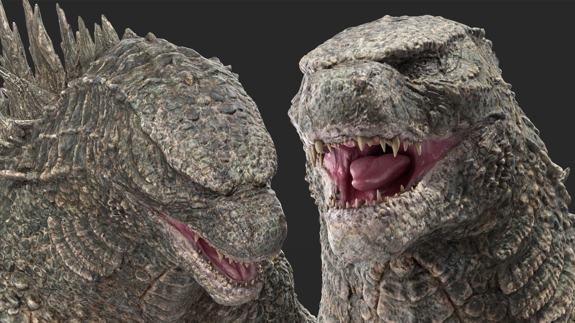 Monster Godzilla Rigged for Maya 3D