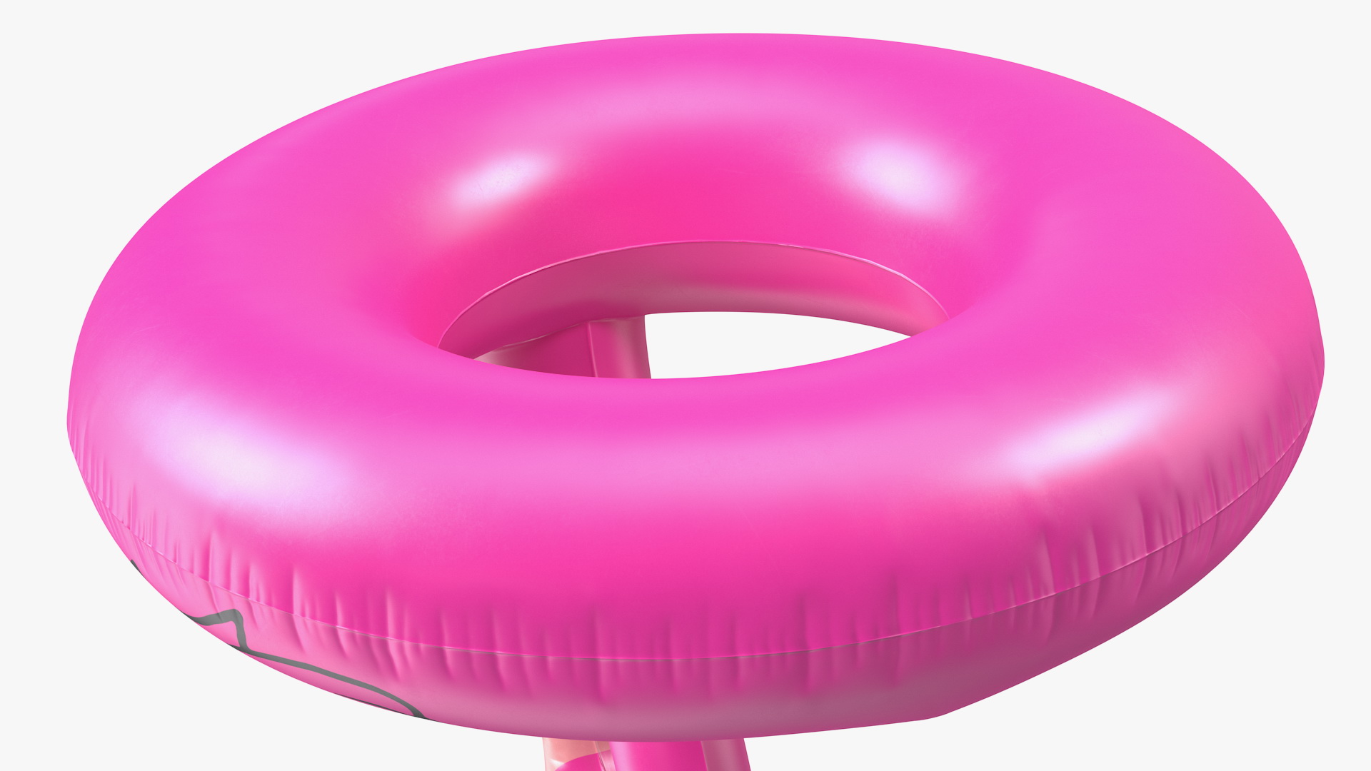 3D Inflatable Flamingo Swimming Ring model