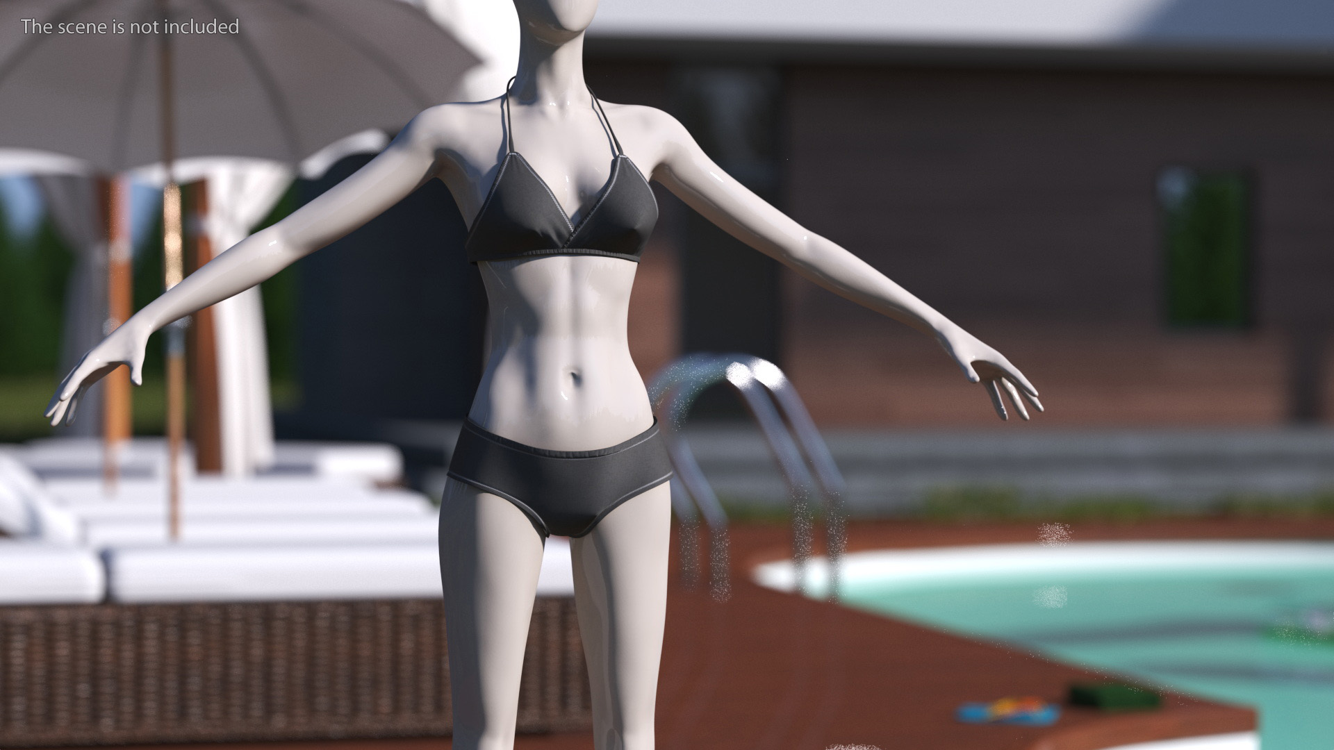 Bikini Swimwear Set 3D model