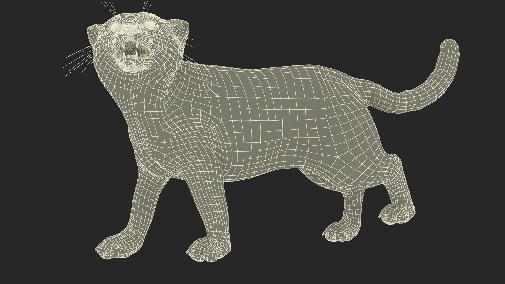 3D Pallas Cat Fur Rigged