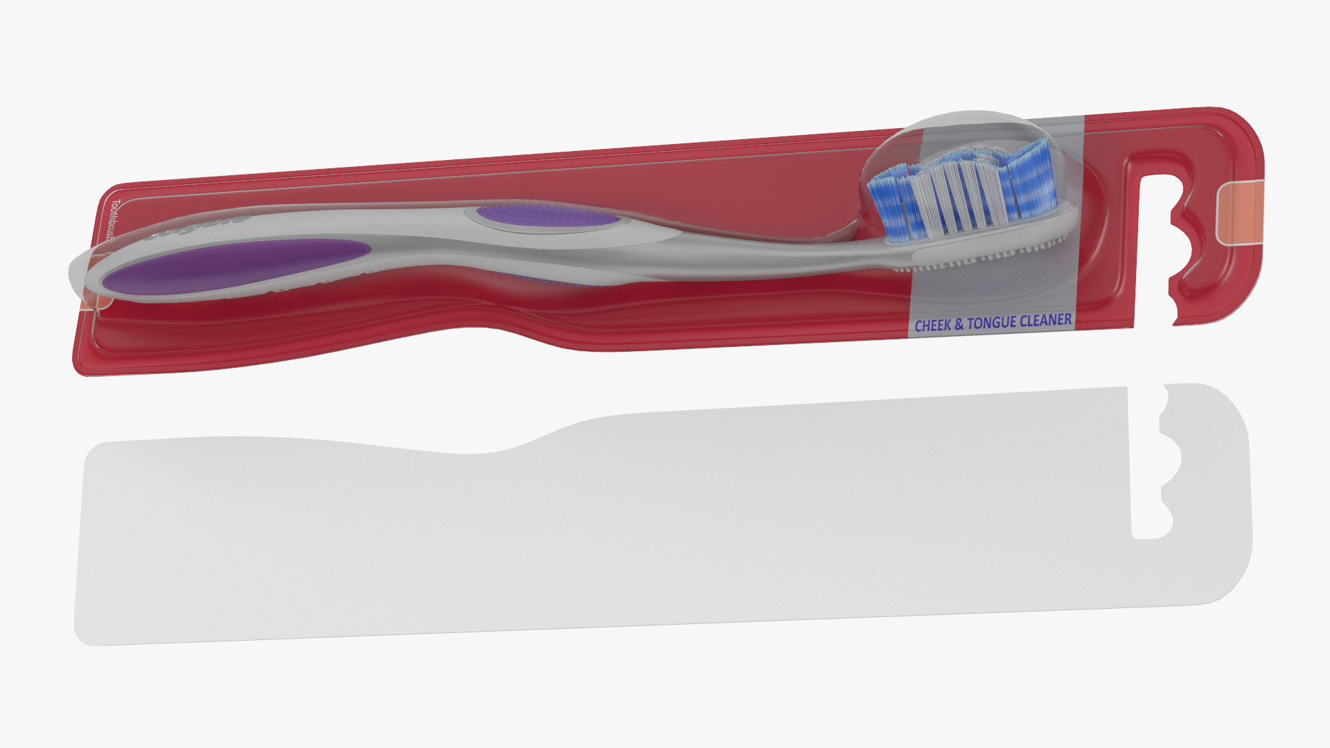 New Toothpaste and Toothbrush 3D model