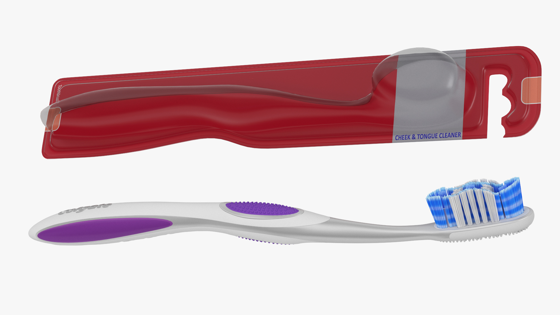 New Toothpaste and Toothbrush 3D model